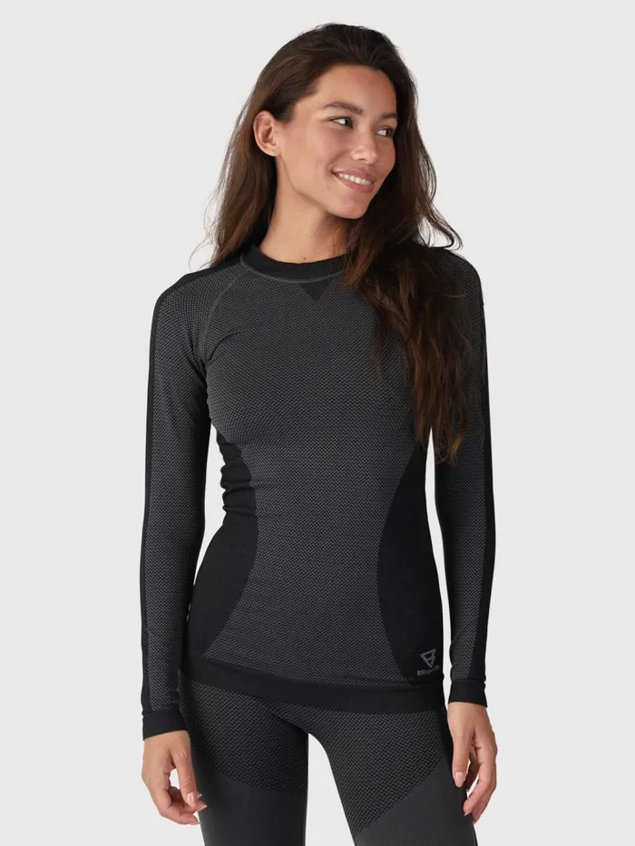 Brunotti Thermal Clothing Women Tanzias Thermal Top Black