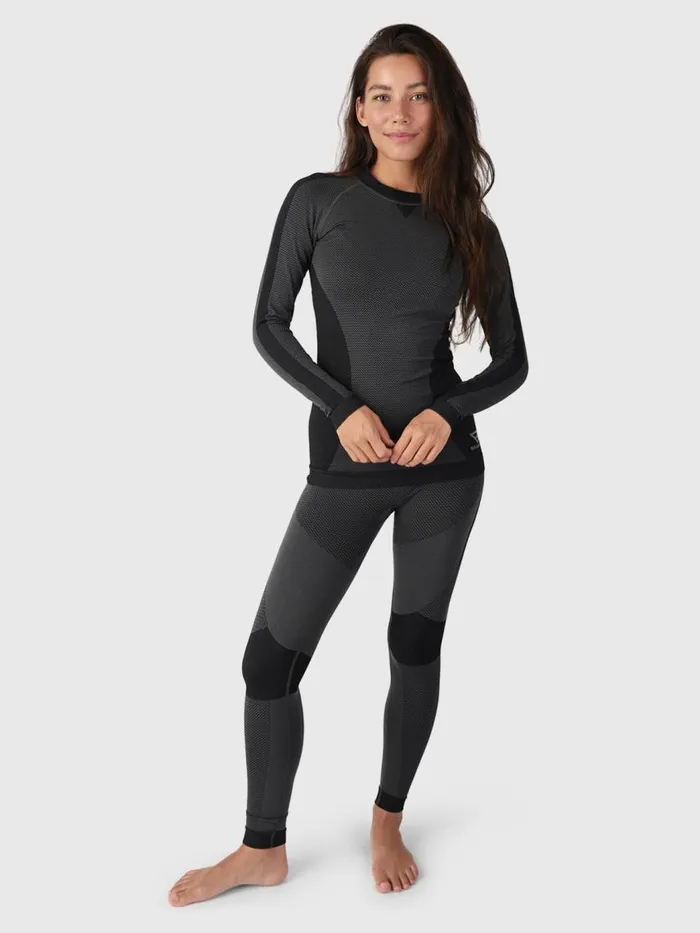 Brunotti Thermal Clothing Women Tanzias Thermal Top Black