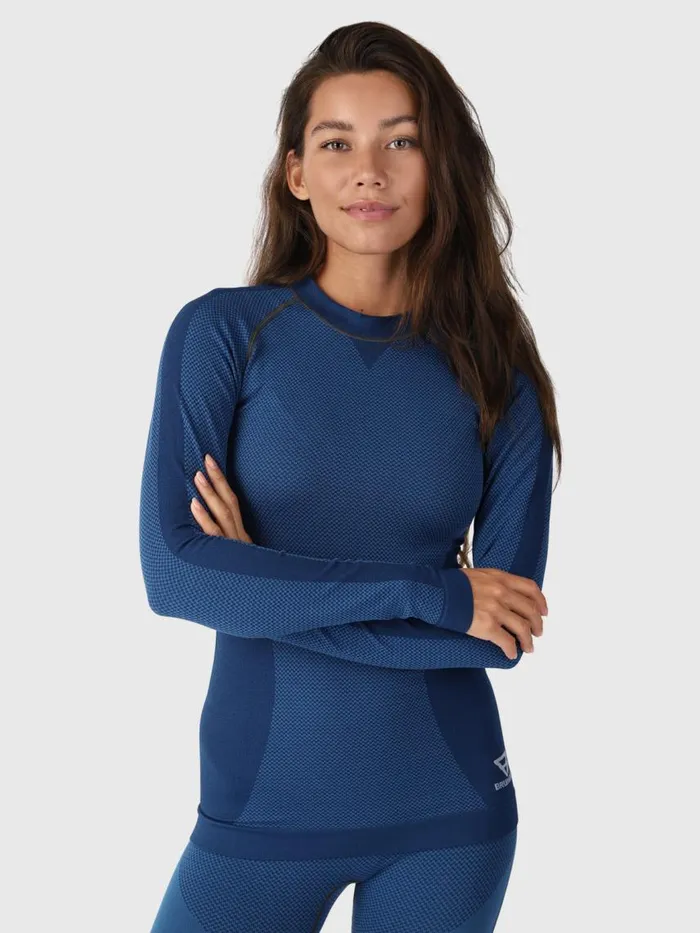 Brunotti Thermal Clothing Women Tanzias Thermal Top Blue