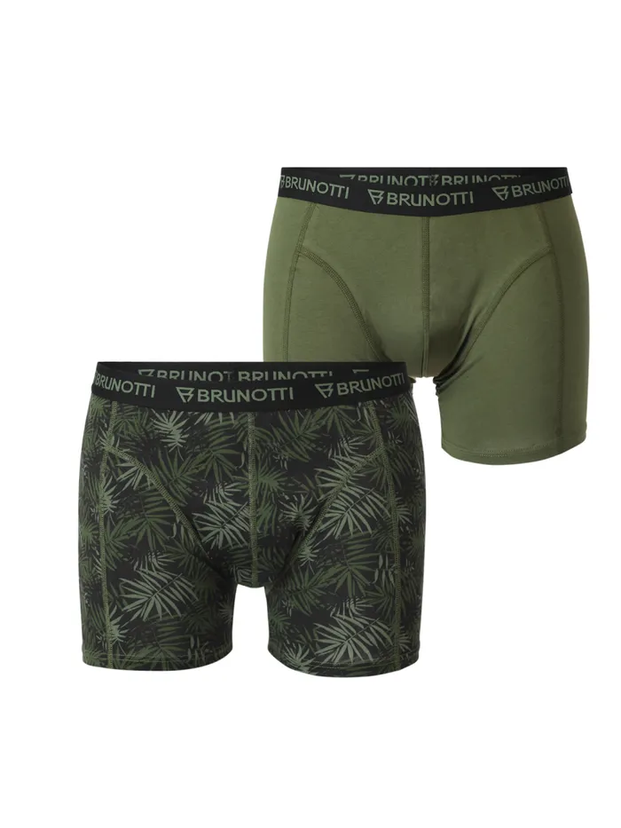 Brunotti Underwear Men Mees 2PackBoxer Briefs Green