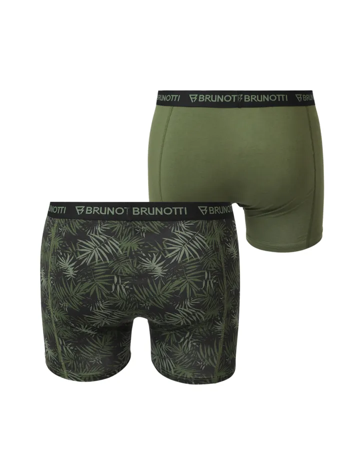 Brunotti Underwear Men Mees 2PackBoxer Briefs Green