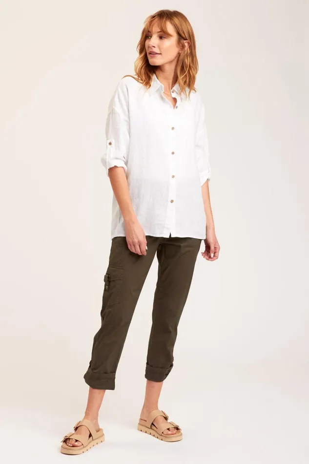 Carrie ButtonUp White Clothing XCVI ShirtsBlouses