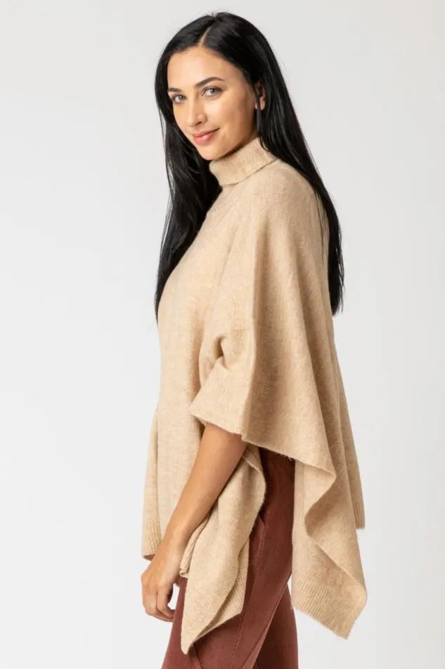 Cartwright Poncho Pale Camel Clothing XCVI Sweaters