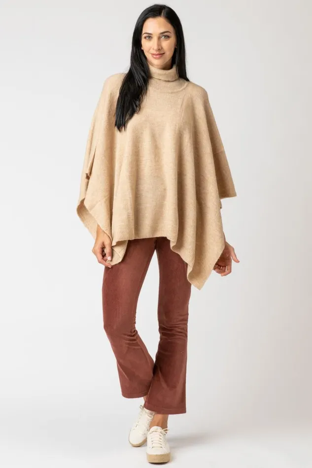 Cartwright Poncho Pale Camel Clothing XCVI Sweaters