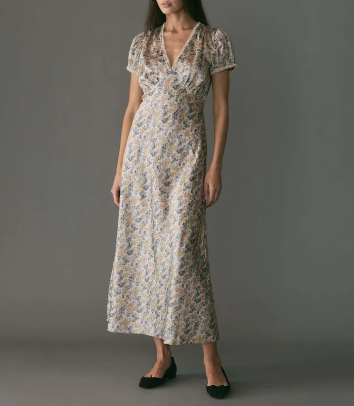 CERELIA DRESS Bleu Wildflower Thicket Shop DEN Dresses