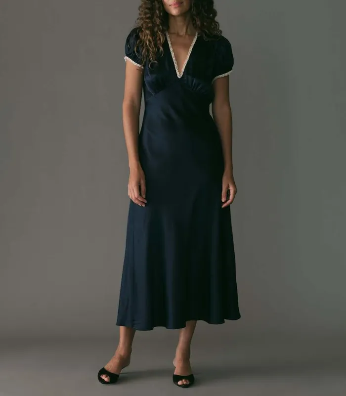 CERELIA DRESS Deep Navy Shop DEN Dresses
