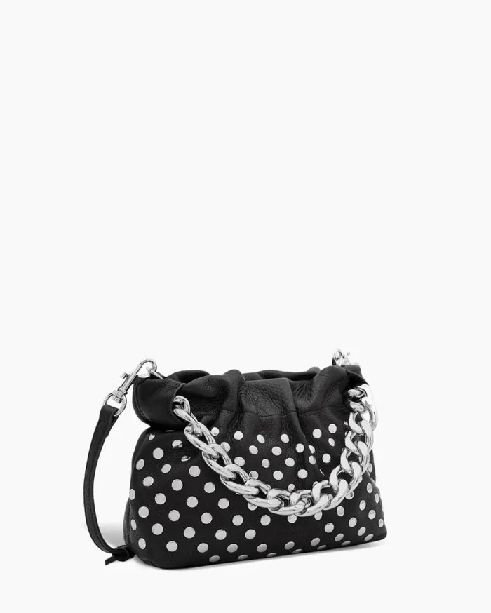 Chain Novelty Handheld Crossbody Black With Disco Studs Women Aimee Kestenberg Crossbody Bags