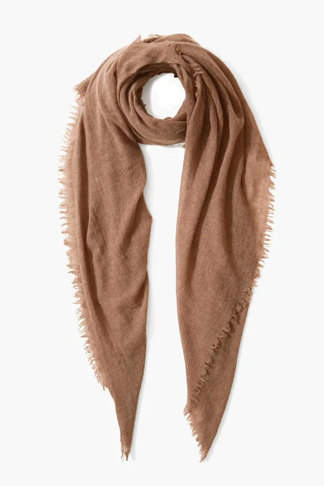 Chan Luu 100 Cashmere Scarf Camel Women Scarves