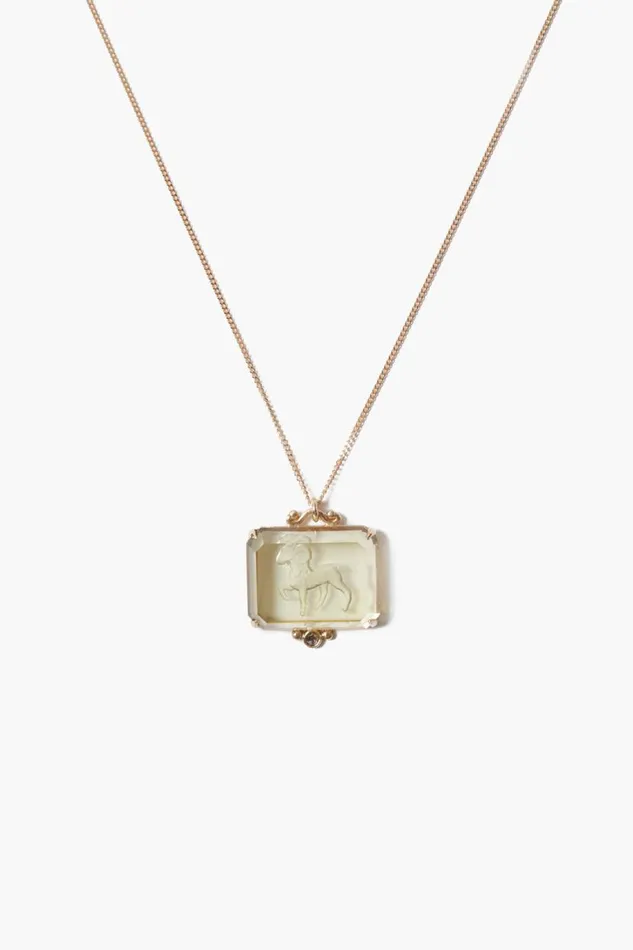 Chan Luu 14k Aries Zodiac Necklace Women 14k Fine