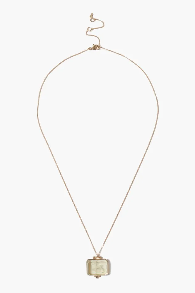 Chan Luu 14k Aries Zodiac Necklace Women 14k Fine