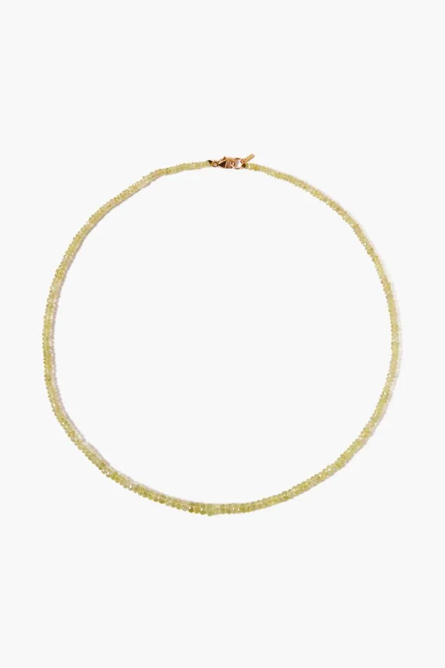 Chan Luu 14k Chrysoberyl Collar Necklace Women 14k Fine