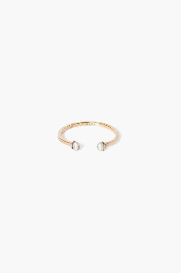 Chan Luu 14k Dua Toe Ring White Pearl Women 14k Fine