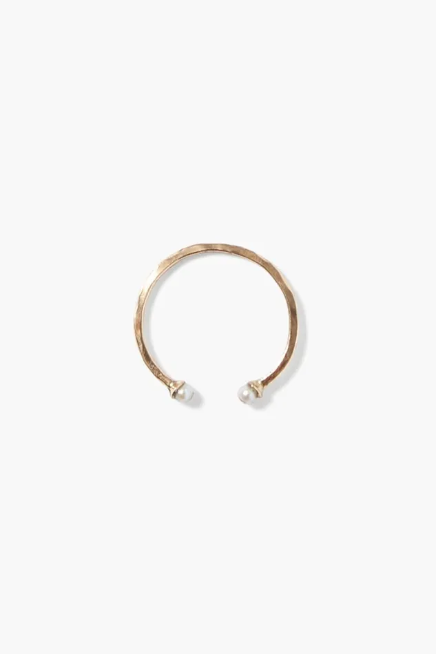 Chan Luu 14k Dua Toe Ring White Pearl Women 14k Fine