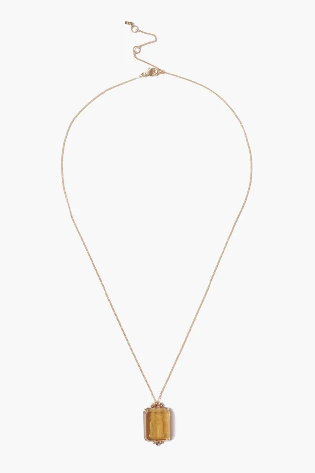 Chan Luu 14k Gemini Zodiac Necklace Women 14k Fine