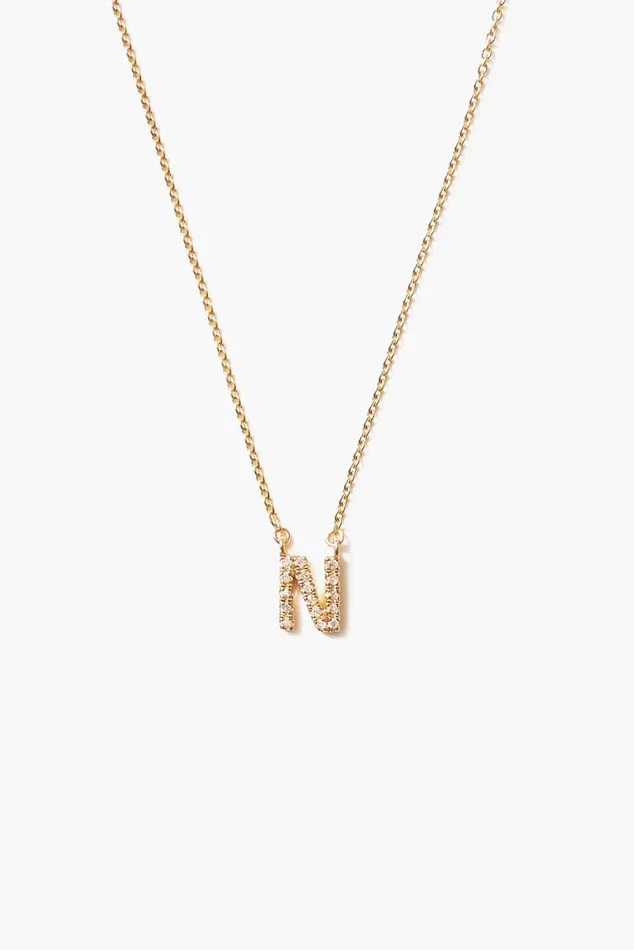 Chan Luu 14k Gold And White Diamond Initial Necklace Women Necklaces