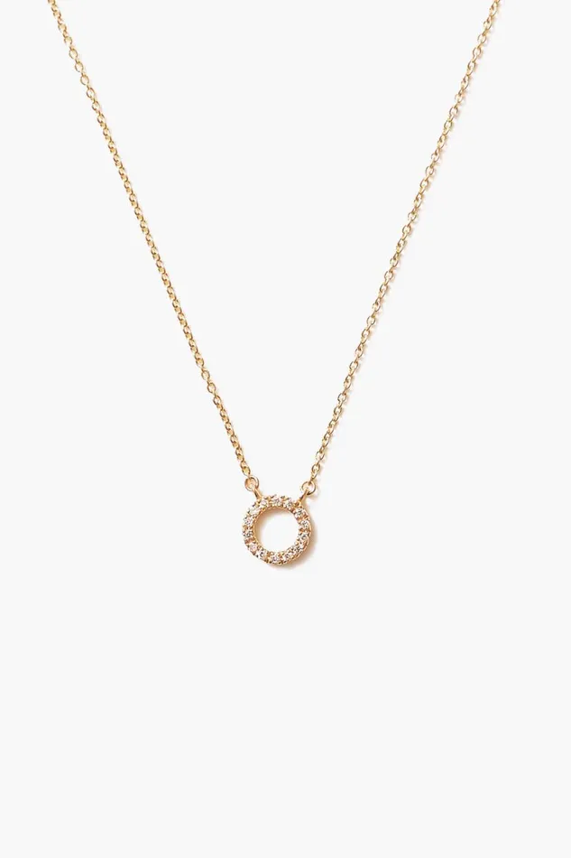 Chan Luu 14k Gold And White Diamond Initial Necklace Women Necklaces