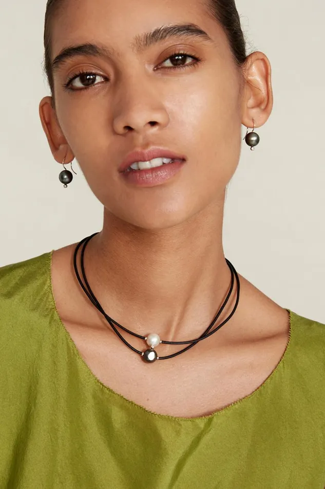 Chan Luu 14k Kaia Necklace Tahitian Pearl Women Necklaces