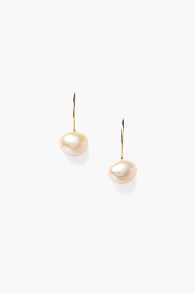 Chan Luu 14k Petite Keshi Pearl Earrings Women Earrings