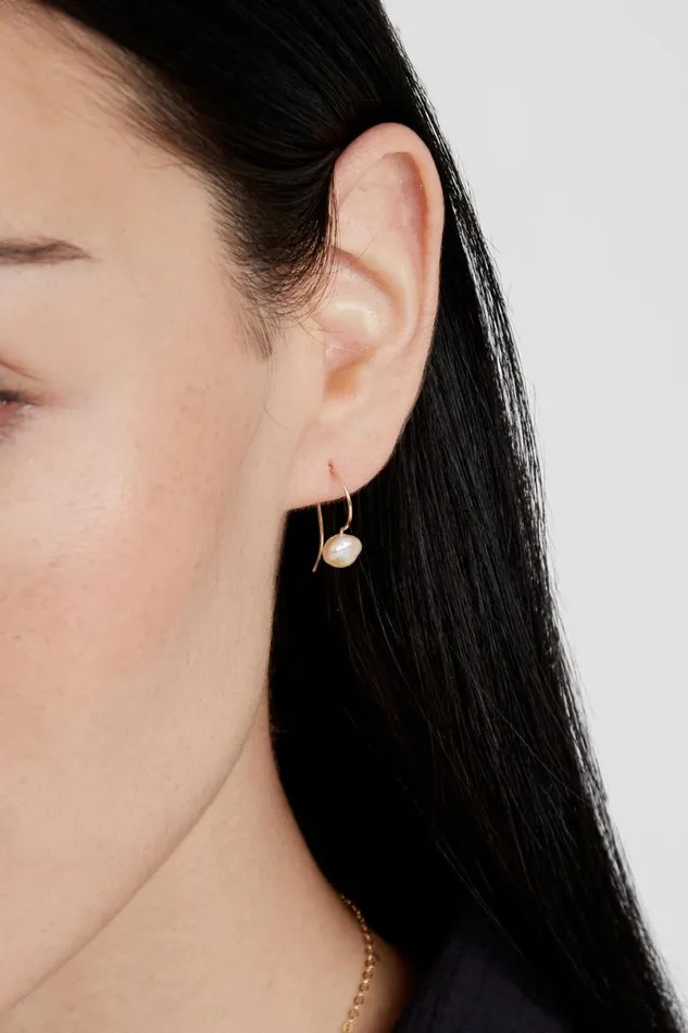Chan Luu 14k Petite Keshi Pearl Earrings Women Earrings
