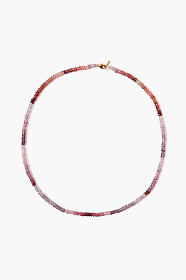Chan Luu 14k Pink Spinel Petra Necklace Women 14k Fine