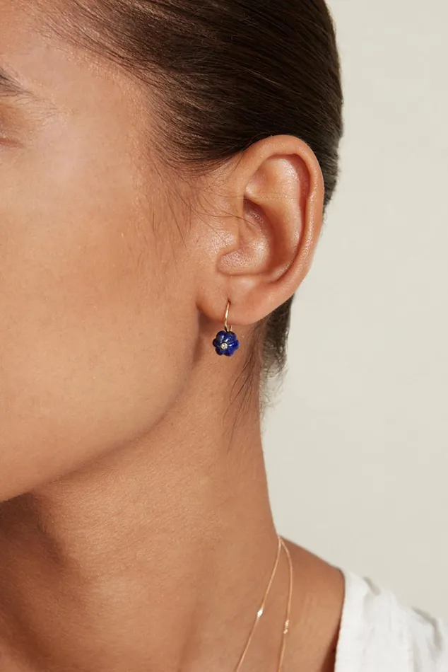 Chan Luu 14k Pumpkin Earrings Mini Lapis Women 14k Fine