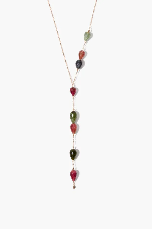 Chan Luu 14k Raindrop Necklace Women 14k Fine