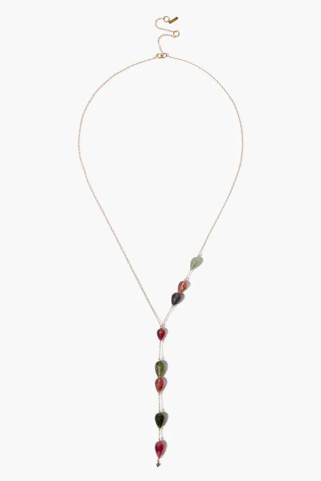 Chan Luu 14k Raindrop Necklace Women 14k Fine