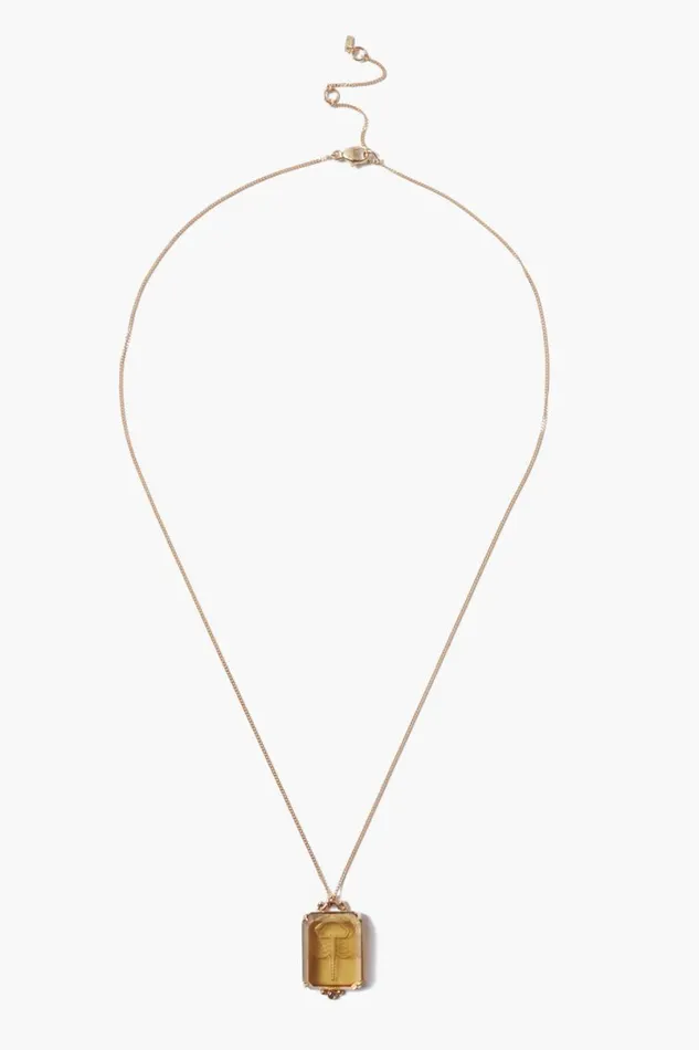 Chan Luu 14k Scorpio Zodiac Necklace Women 14k Fine