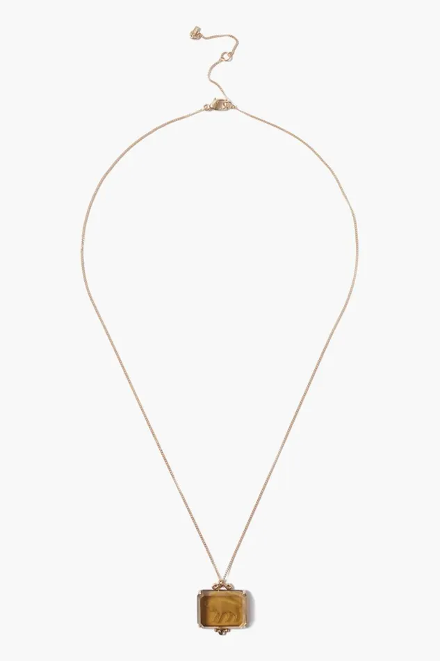 Chan Luu 14k Taurus Zodiac Necklace Women 14k Fine