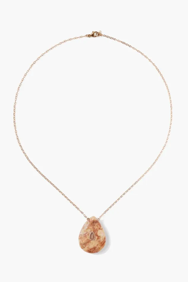 Chan Luu 14k Temple Necklace Agate Women Necklaces