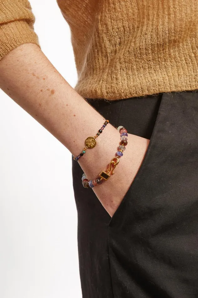 Chan Luu Artemis Coin Bracelet Multi Women Bracelets