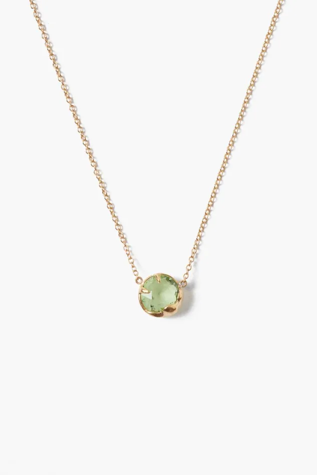 Chan Luu August Birthstone Necklace Peridot Crystal Women Necklaces