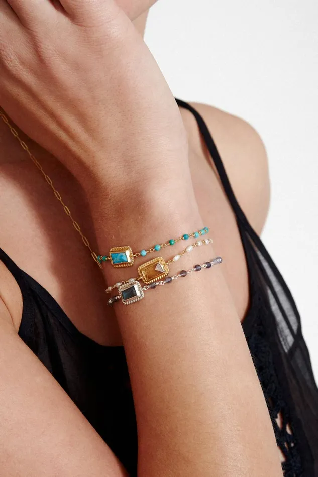 Chan Luu Aura Bracelet Turquoise Women Bracelets