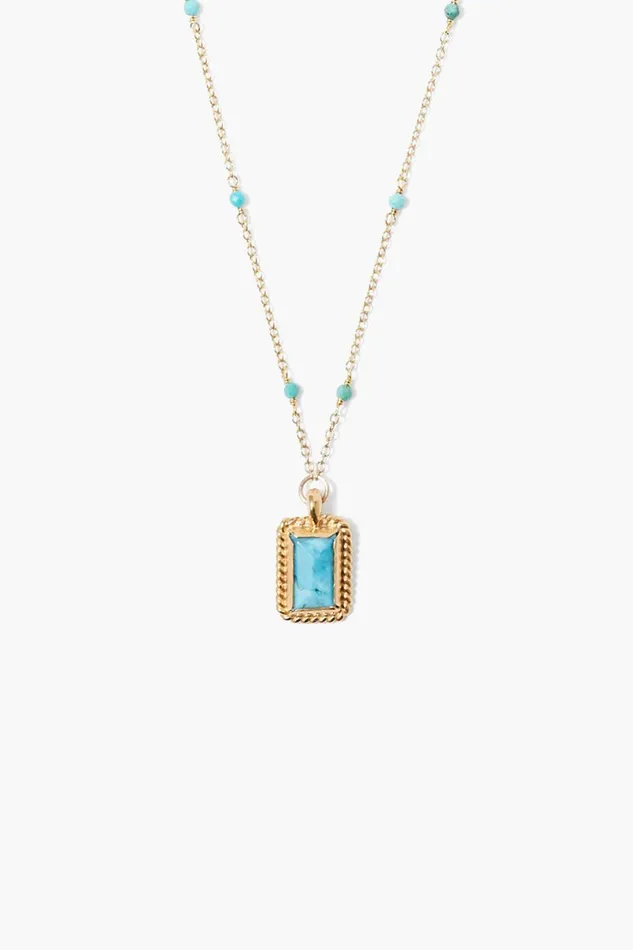 Chan Luu Aura Necklace Turquoise Women Necklaces