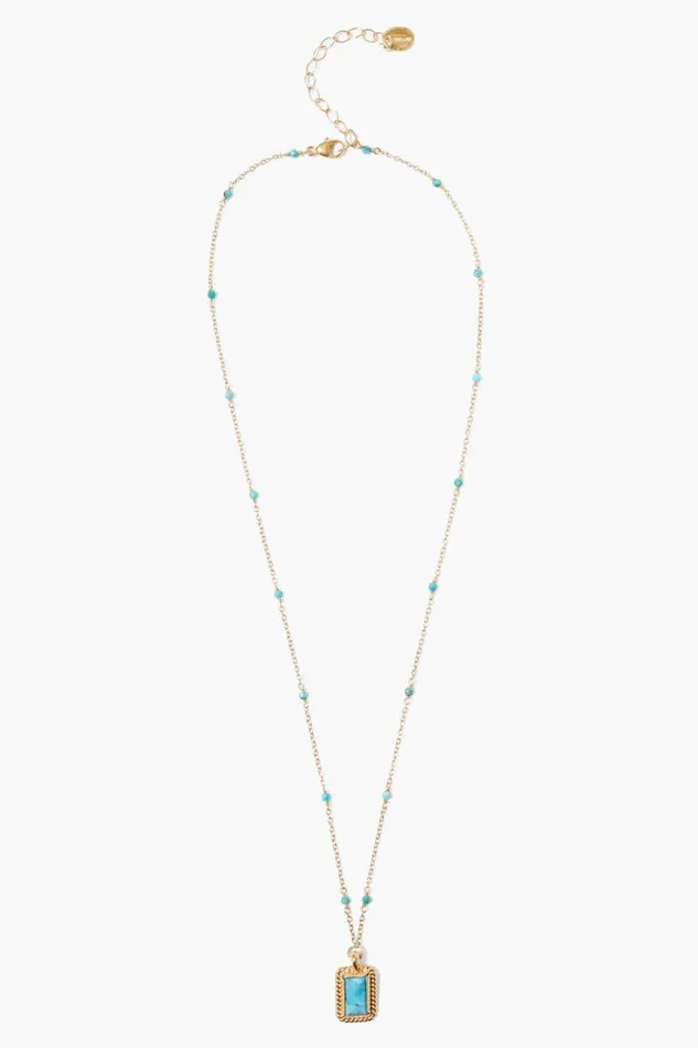 Chan Luu Aura Necklace Turquoise Women Necklaces
