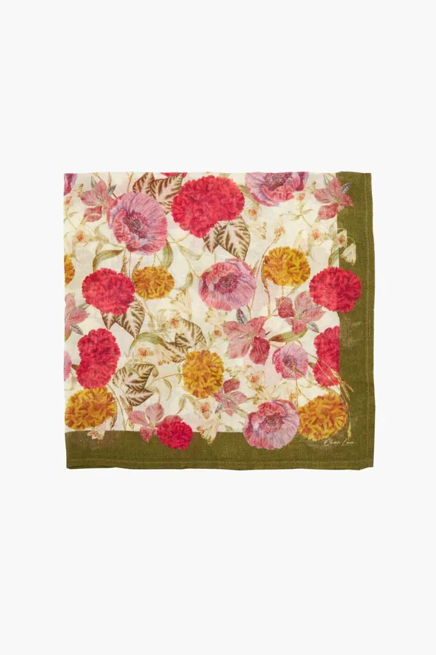 Chan Luu Bandana Marigold Overgrown Floral Women Bandanas