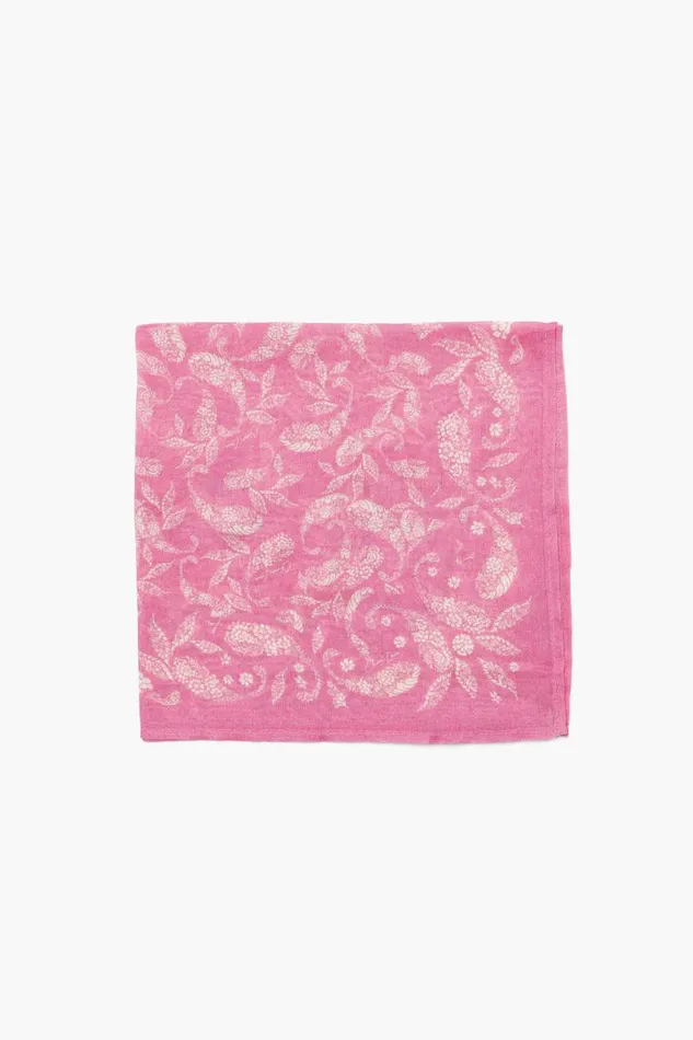 Chan Luu Bandana Pink Paisley Women Bandanas