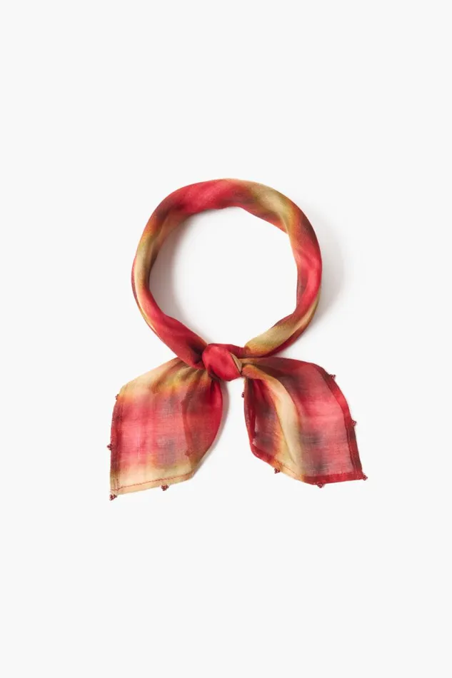 Chan Luu Bandana Savvy Red Plaid Women Bandanas