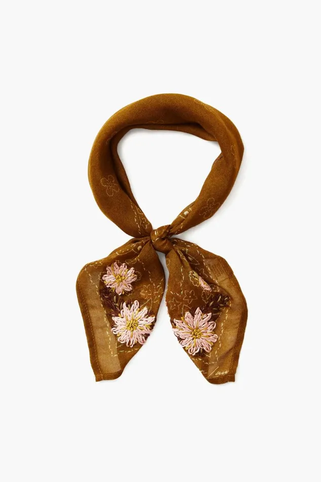 Chan Luu Bandana Tapenade Embroidered Floral Women Bandanas