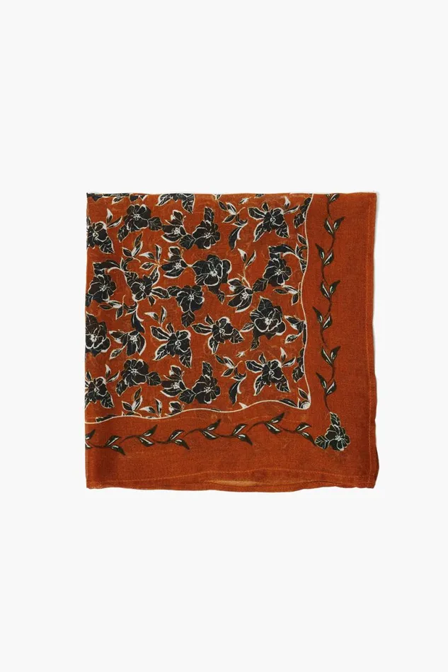 Chan Luu Bandana Umber Cassia Floral Women Bandanas