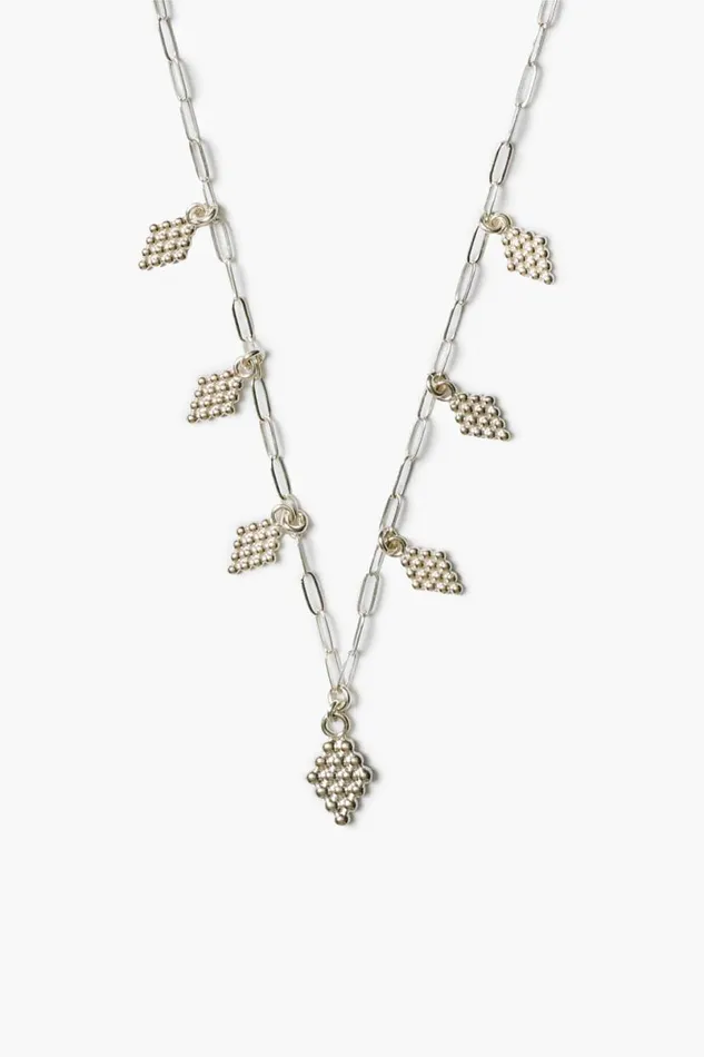 Chan Luu Bijou Charm Necklace Silver Women Necklaces
