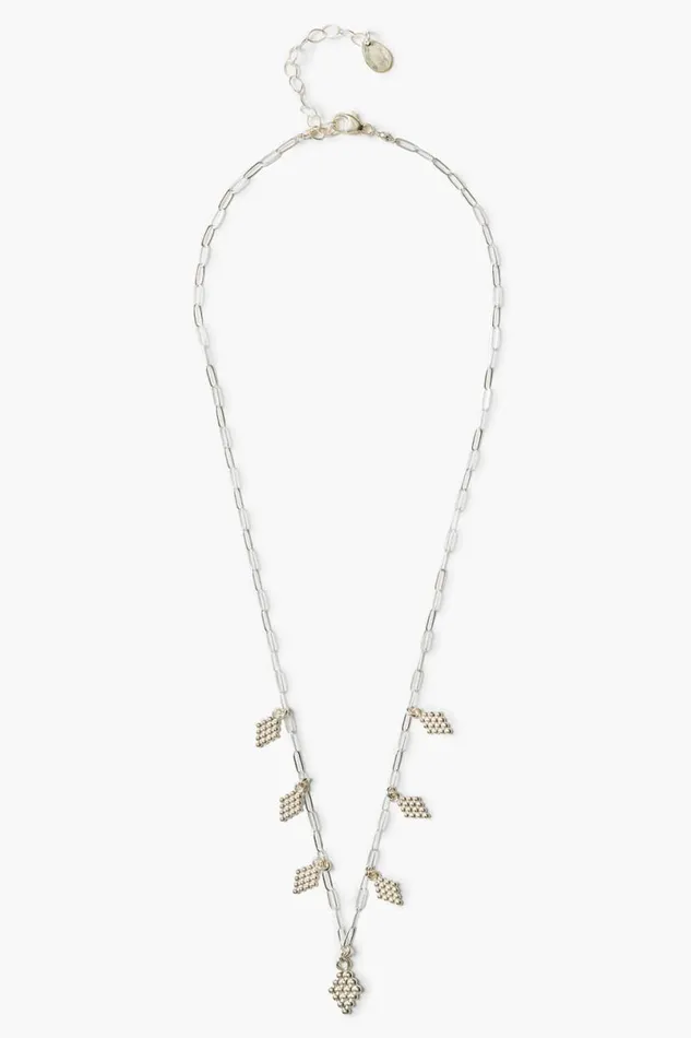 Chan Luu Bijou Charm Necklace Silver Women Necklaces