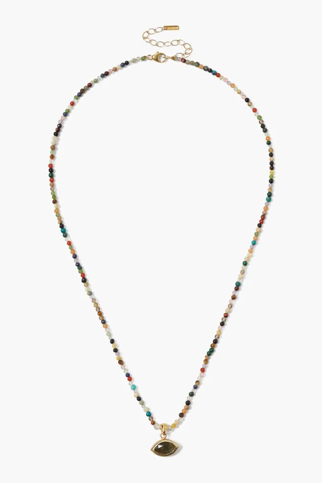 Chan Luu Bondi Evil Eye Necklace Multi Women Necklaces