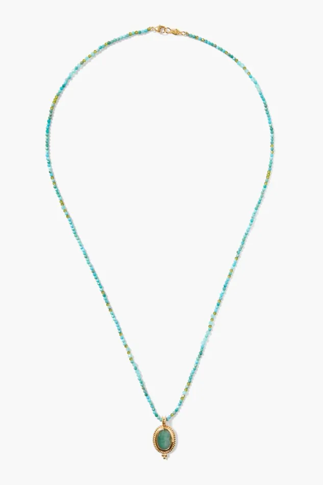 Chan Luu Calypso Necklace Turquoise Mix Women Necklaces