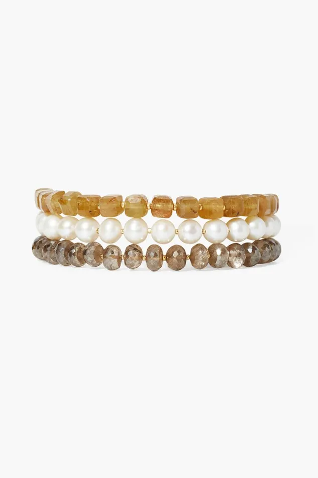 Chan Luu Carolina Naked Wrap Bracelet Natural Mix Women Bracelets