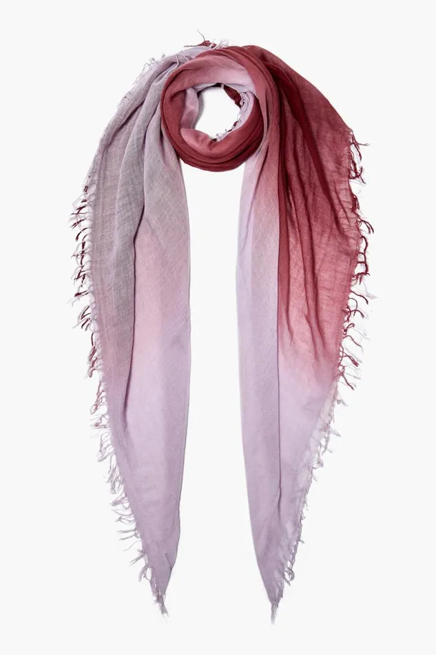 Chan Luu Cashmere And Silk Scarf Chocolate Truffle Dip Dyed Women Scarves