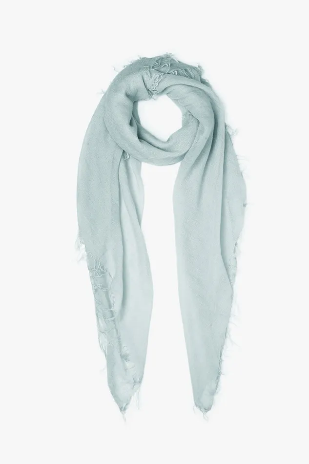 Chan Luu Cashmere And Silk Scarf Iceberg Grey Women Scarves