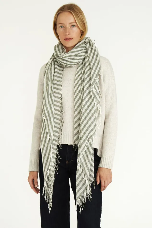 Chan Luu Cashmere And Silk Scarf Kombu Linea Women Scarves