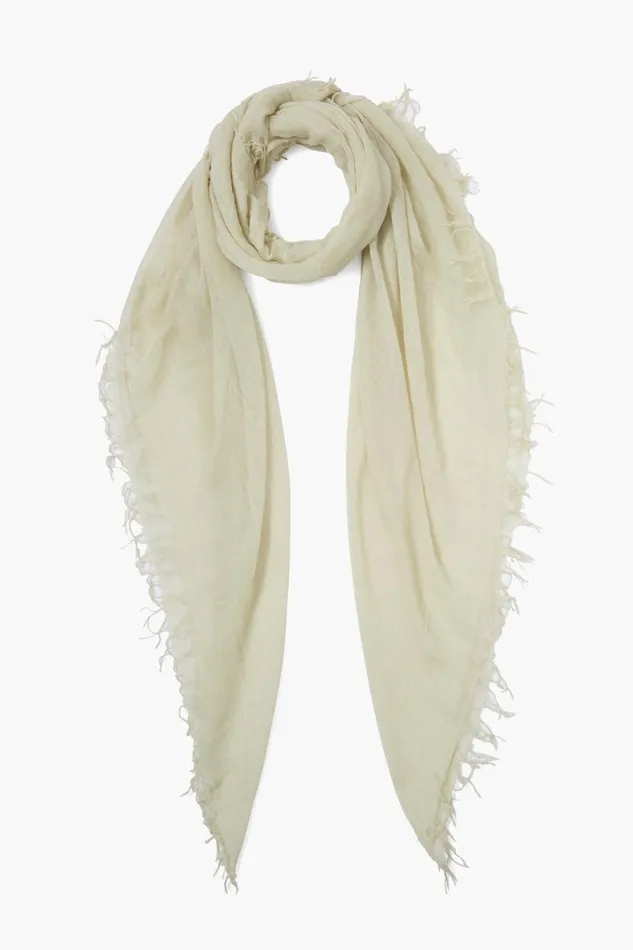 Chan Luu Cashmere And Silk Scarf Light Sage Women Scarves