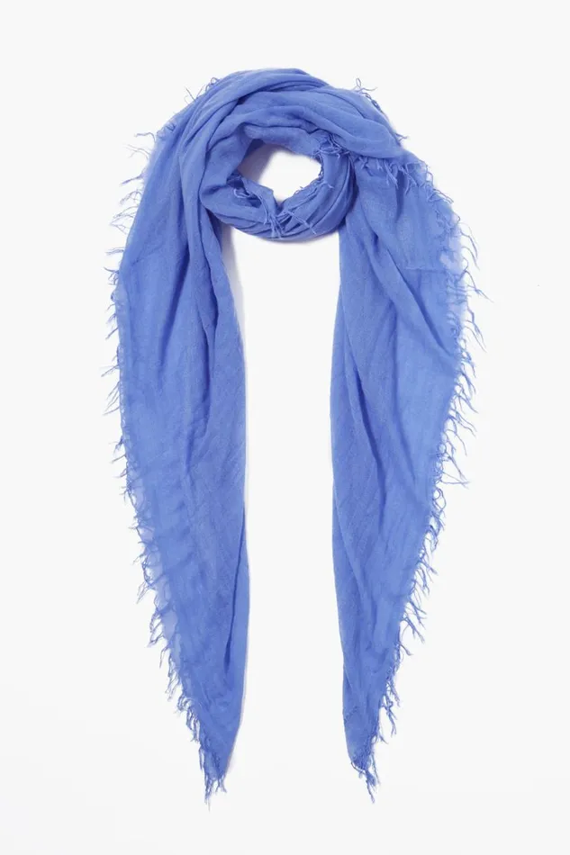Chan Luu Cashmere And Silk Scarf Wedgewood Women Scarves